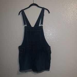Jean Overall Shorts